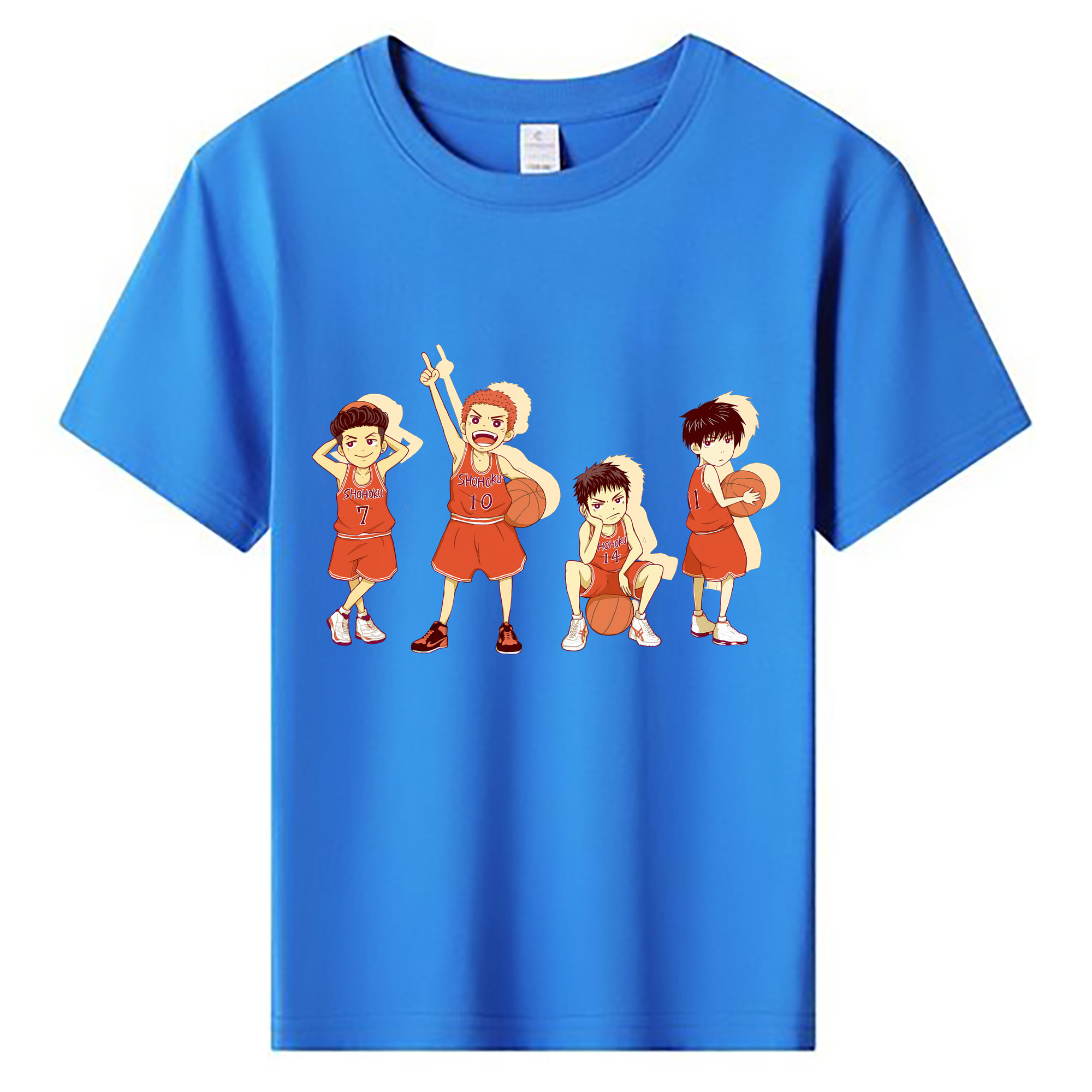 （画像用） SLAM DUNK／スラムダンク 綿100％キッズTシャツ（フロントプリント）